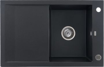 Кухонна мийка KERNAU KGS M 45 1B1D BLACK METALLIC