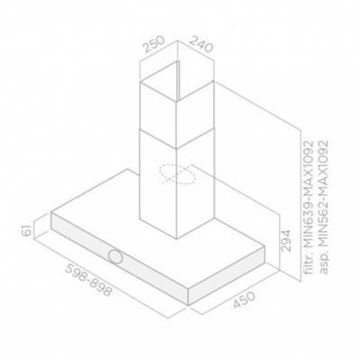 Витяжка ELICA LOL BL/A/90