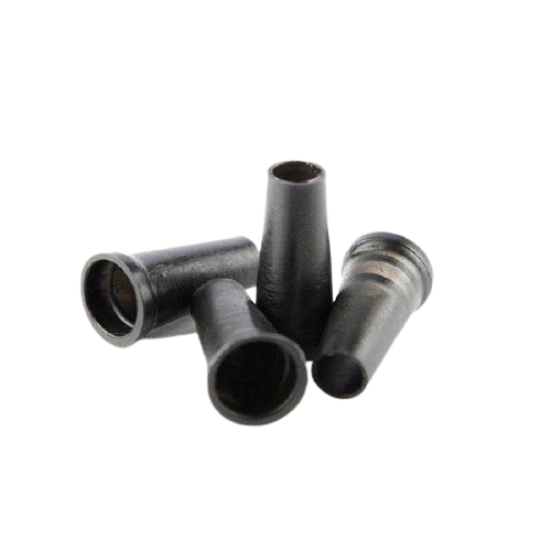 Одноразовые мундштуки для кальяна Конус с бортом черные (1п-100шт)