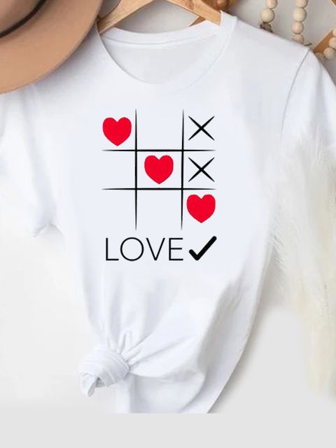 Футболка жіноча біла Love X/O Love&Live