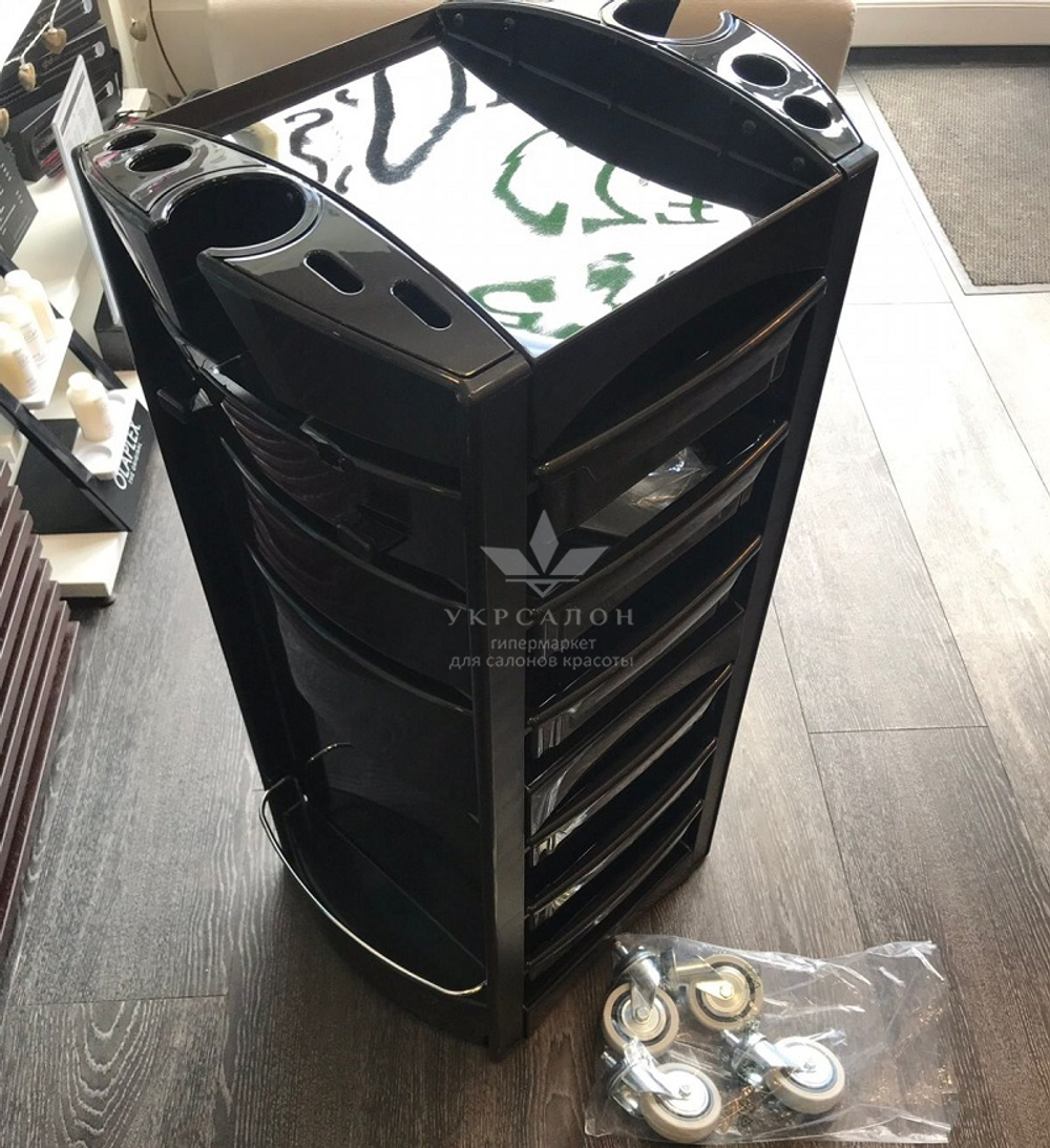 Парикмахерская тележка Friend black