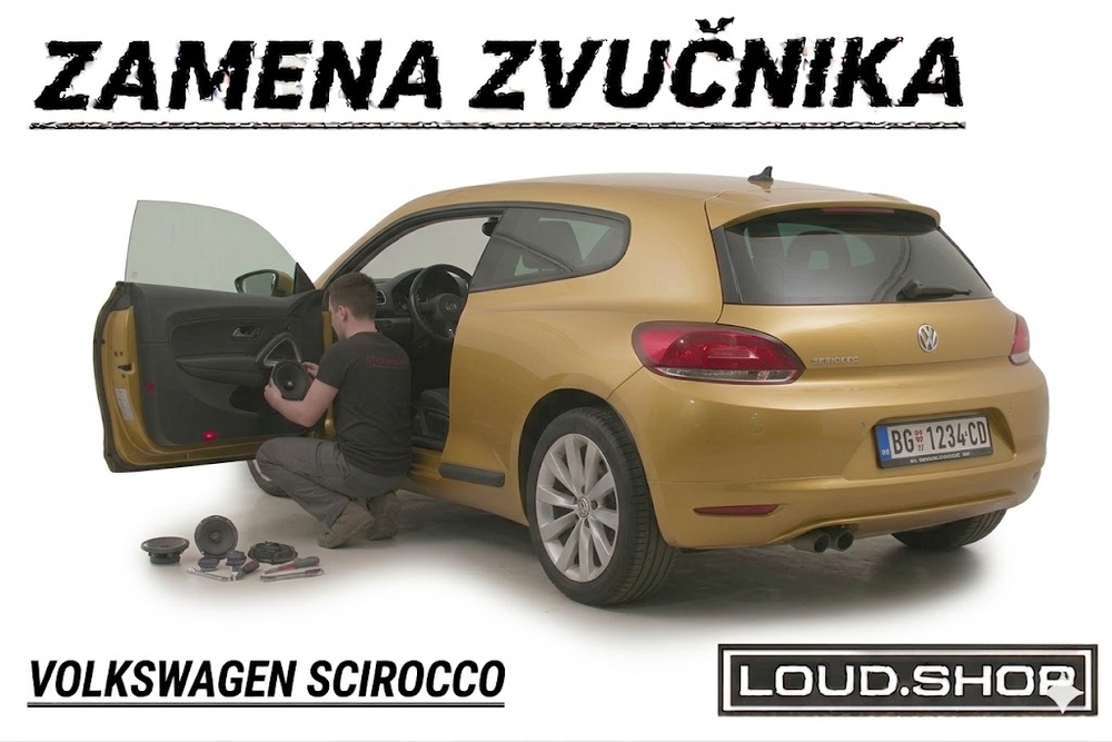 Komplet Zvučnika za Volkswagen Scirocco