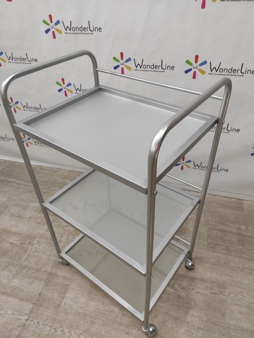 Косметологическая тележка Tertio Silver