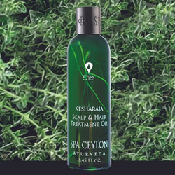 Масло лечебное для нормальной кожи головы и тонких волос Кешарайя 250 мл, SPA Ceylon