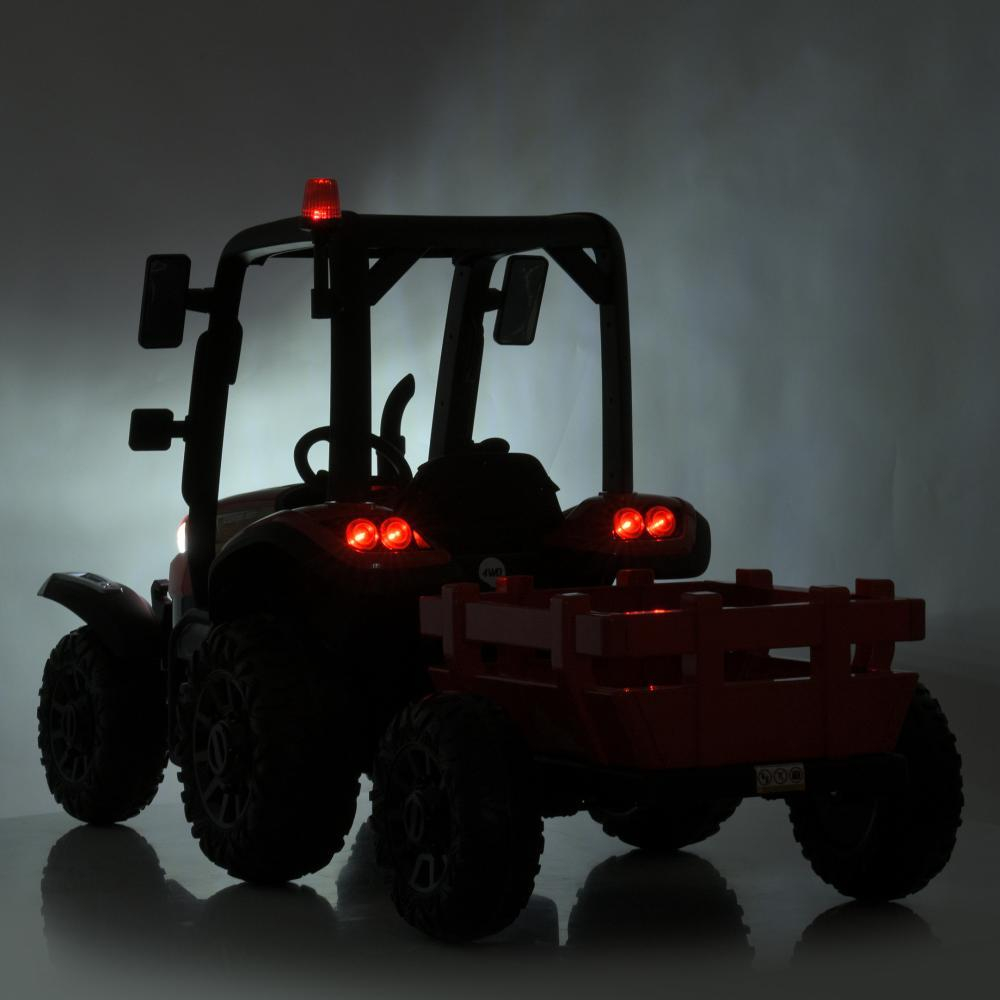 Детский электромобиль трактор с прицепом Bambi M 4844EBLR