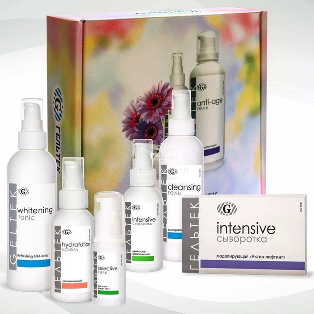 Освіжаючий тонік для обличчя з АНА-кислотами Гельтек