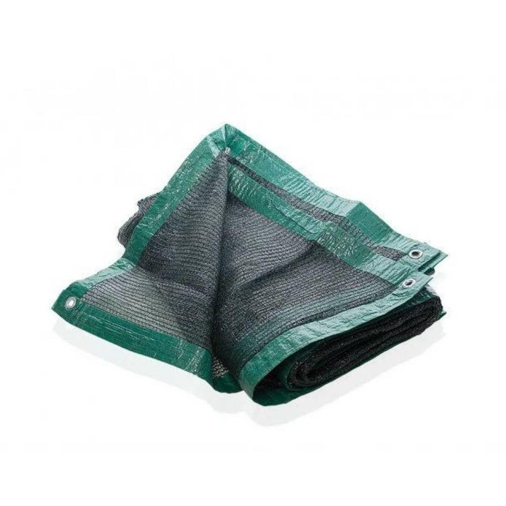 Затеняющая сетка 4х5 (45%) с кольцами. Усиленные края