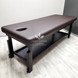 Стаціонарний масажний стіл KP-8 Brown