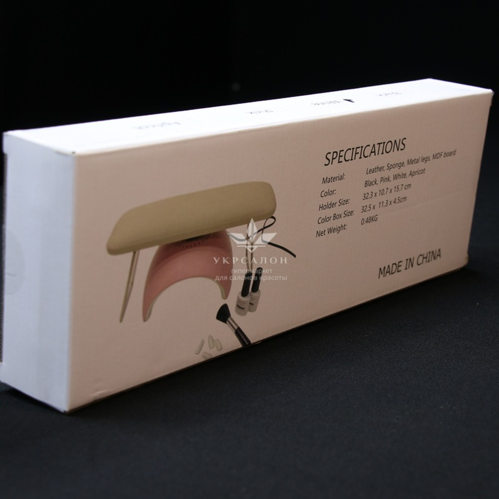 Подставка для маникюра Global, белая