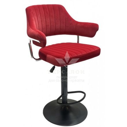 Стілець для візажу Jef velor black