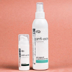 Тоник для жирной и проблемной кожи серии Anti-Acne, Гельтек