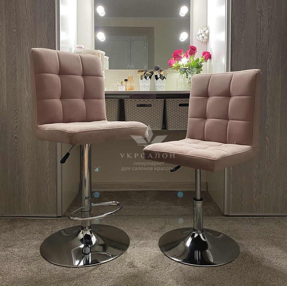Стульчик для визажа Rio velor