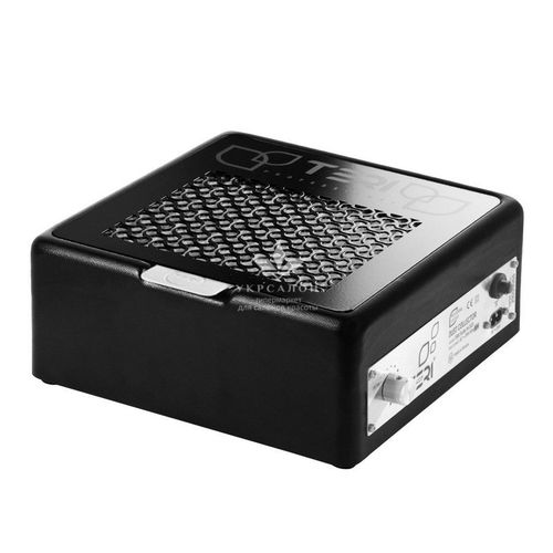 Настільна манікюрна витяжка з HEPA фільтром Teri Turbo M, колір чорний (сітка чорна)