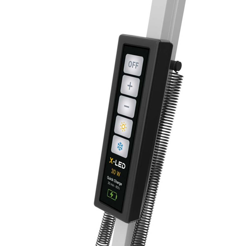 Настольная светодиодная сенсорная LED лампа c функцией работы от повербанка и регулировкой света X-LED-30 SB черная