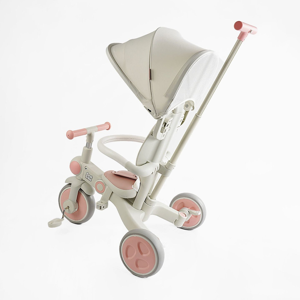 Дитячий триколісний велосипед-трансформер Best Trike BS-12 EVA складний