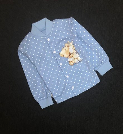 Кофта "Принт", інтерлок ТМ "Happy ToT" (68 см)