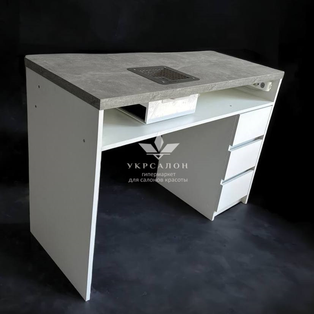 Маникюрный стол Mark SM-100 с нишей и вытяжкой