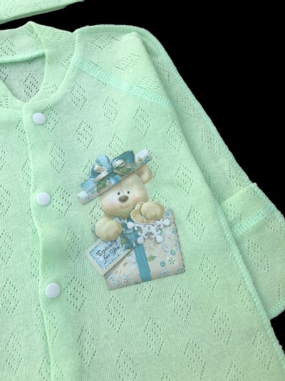 Чоловічок із шапочкою, рібана ажур ТМ "Happy ToT"