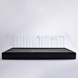 Набор электродов для дарсонвалей Darsonval (17 шт) с коробкой-пьедесталом