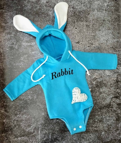 Боді з довгим рукавом "Bany", трьохнитка з начосом ТМ "Findik" (68 см)