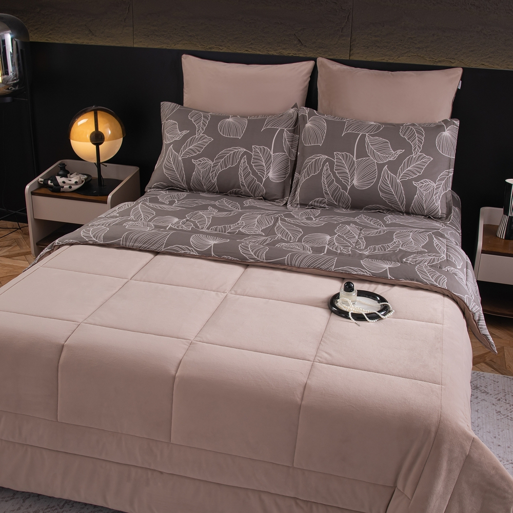 Комплект постельного белья Сатин Velouria Luxe с Одеялом VL007