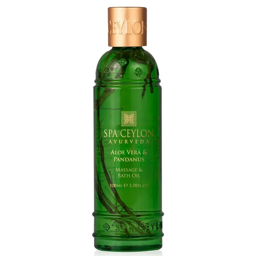 Олія для масажу та прийняття ванни Алоє віра та панданус 100 мл, SPA Ceylon