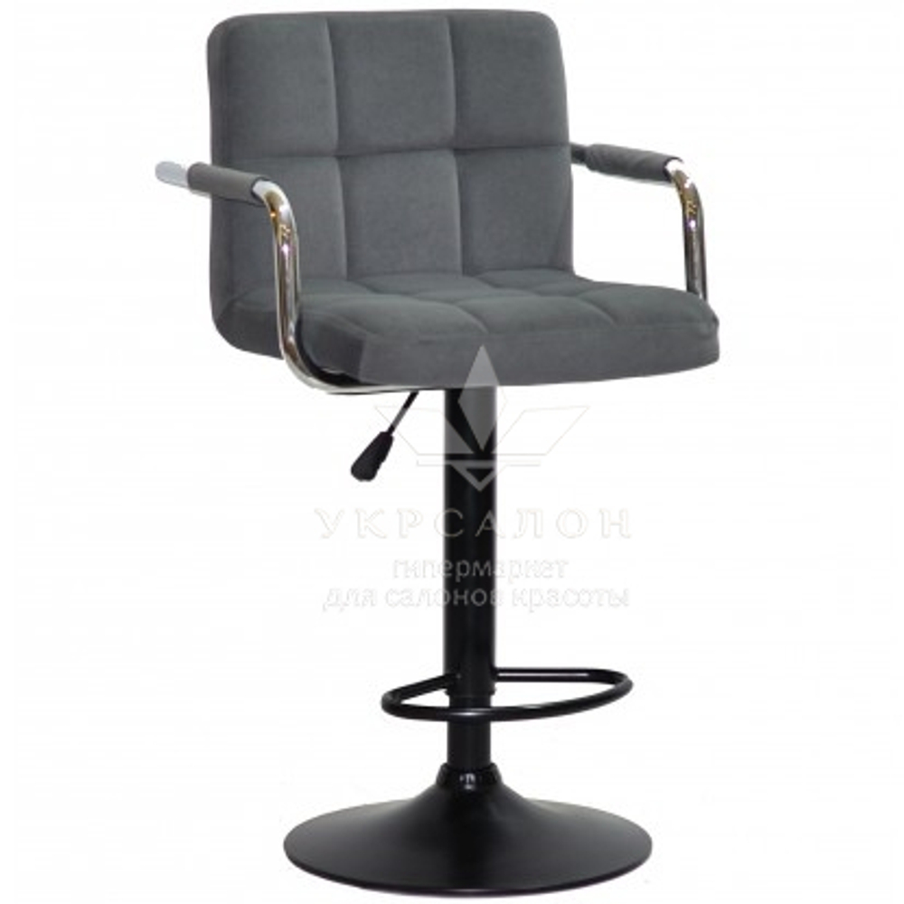 Стільчик для візажів Lion plus black Velor