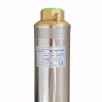 Свердловинний насос із підвищеною стійкістю проти піску Optima 4SDm3/15 1.1 кВт 109 м + пульт + кабель 15 м NEW (000014132)