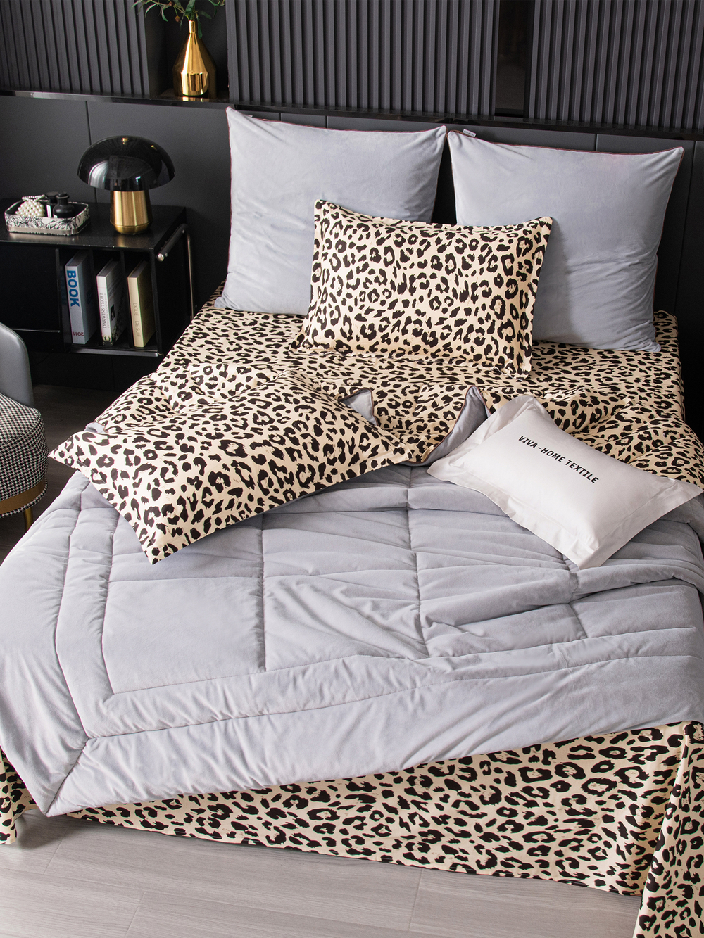 Комплект постельного белья Сатин Velouria Luxe с Одеялом VL001