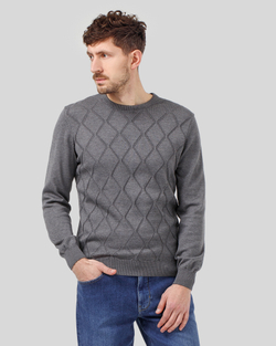 Джемпер чоловічий сірий (арт. 7662300405)