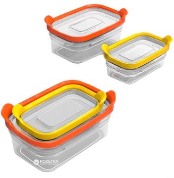 Набір прямокутних харчових контейнерів Joseph Joseph Nest 2 шт (81012)