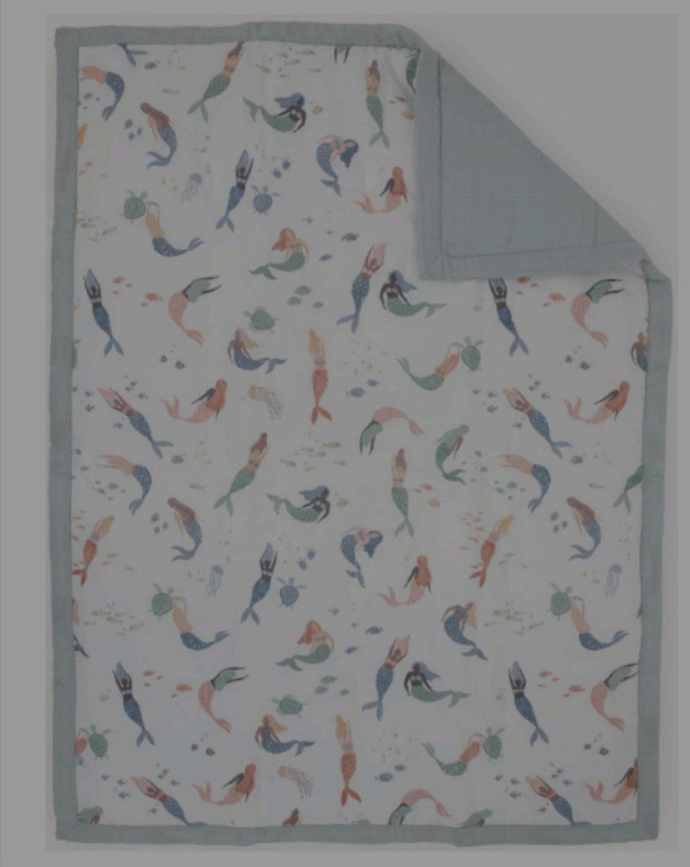 Детское одеяло русалки