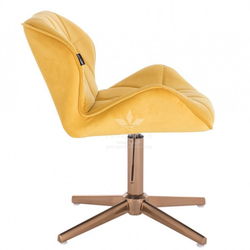 Стільчик клієнта Paris Velor gold cross