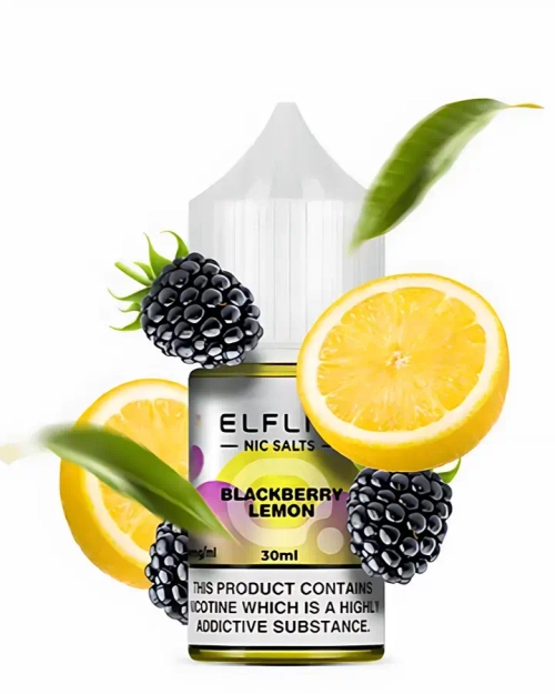 Рідина ELFLIQ Blackberry Lemon (Ельфлік Ожина Лимон) 30 мл/5%