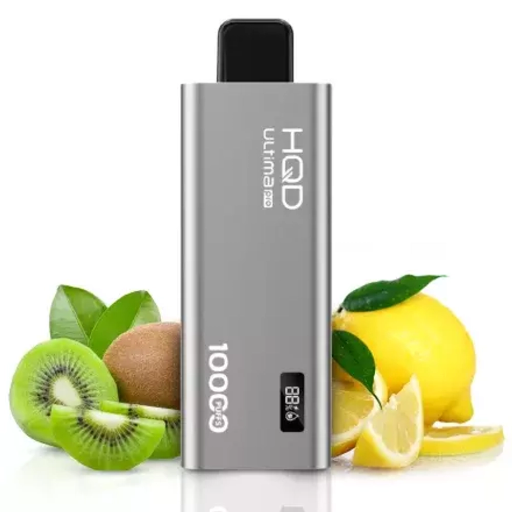HQD Ultima pro 10000 Kiwi Lemon (5% nic)