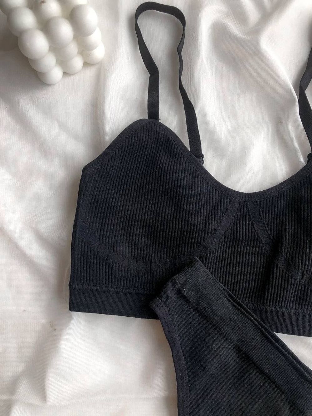 Комплект білизни в рубчик