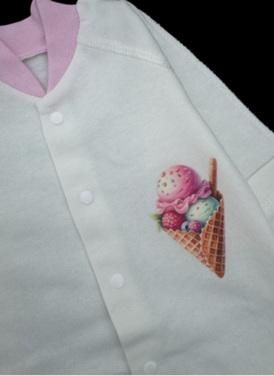 Чоловічок "Морозиво", футер ТМ "Happy TOT" (56 см)