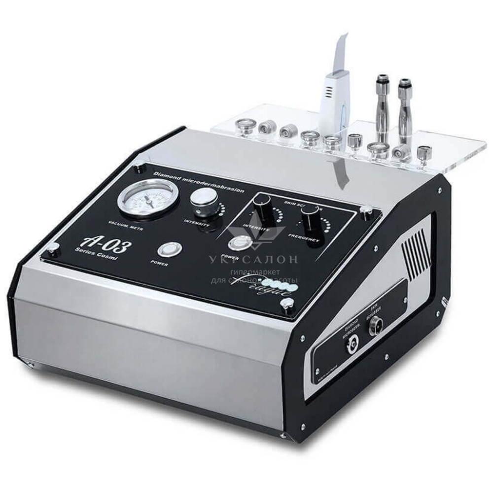 Апарат алмазної мікродермабразії + уз-скрабер A-03 (2 в 1)