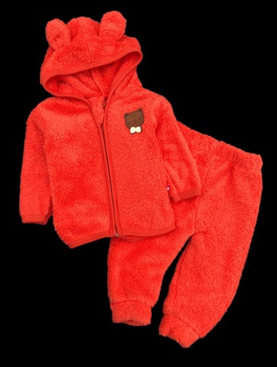 Костюм 2 в 1: кофта, штани "Ведмедик", набивна махра ТМ "Murat Baby" (80 см)