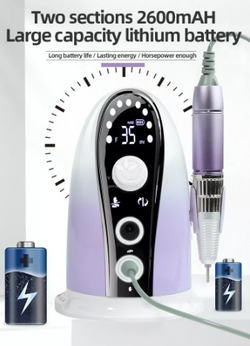 Фрезер JMD-305 Pro для маникюра и педикюра с аккумулятором