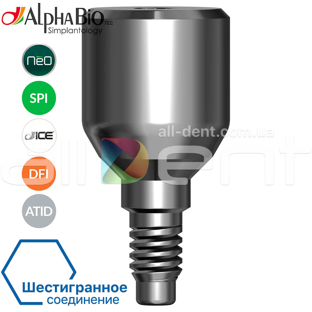 Формирователь десны AlphaBio Шестигранное соединение (IH) 125