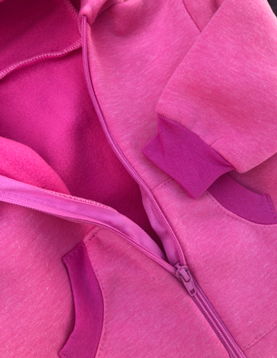 Ромпер "Ведмежа", трьохнитка з начосом (68 см)