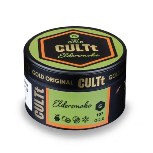 Табак CULTt Gold G107 Eldersmoke (Культ Лед Бузина Лайм Апельсин) 100г