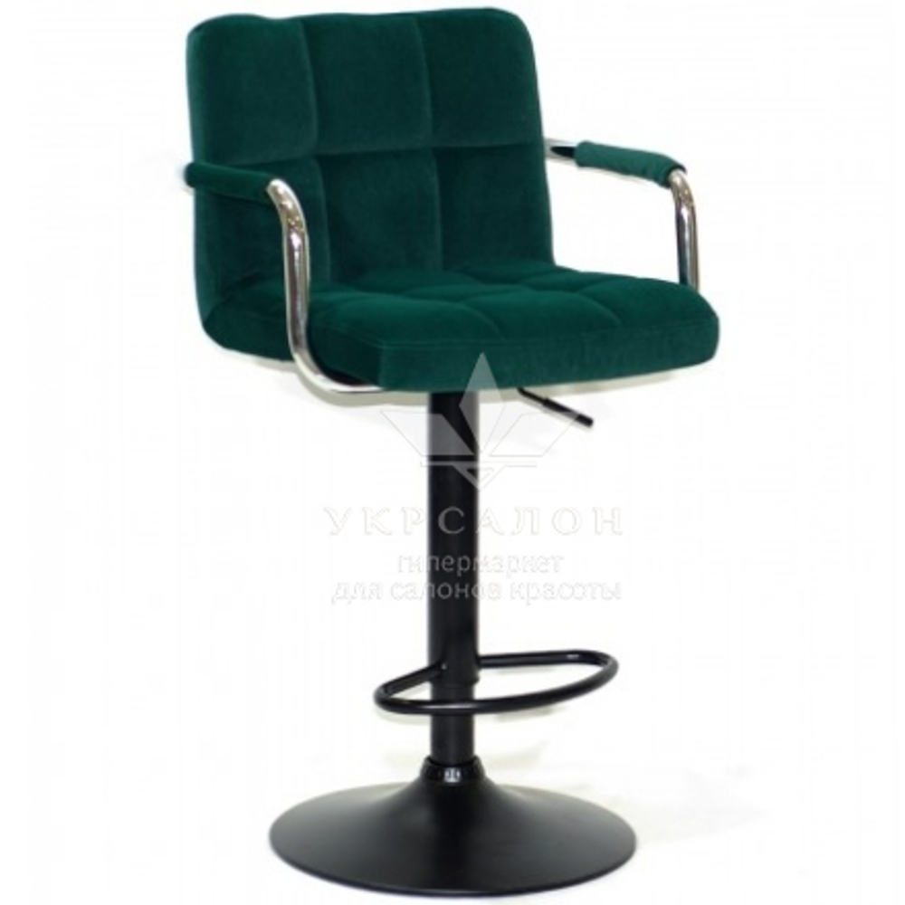 Стільчик для візажів Lion plus black Velor