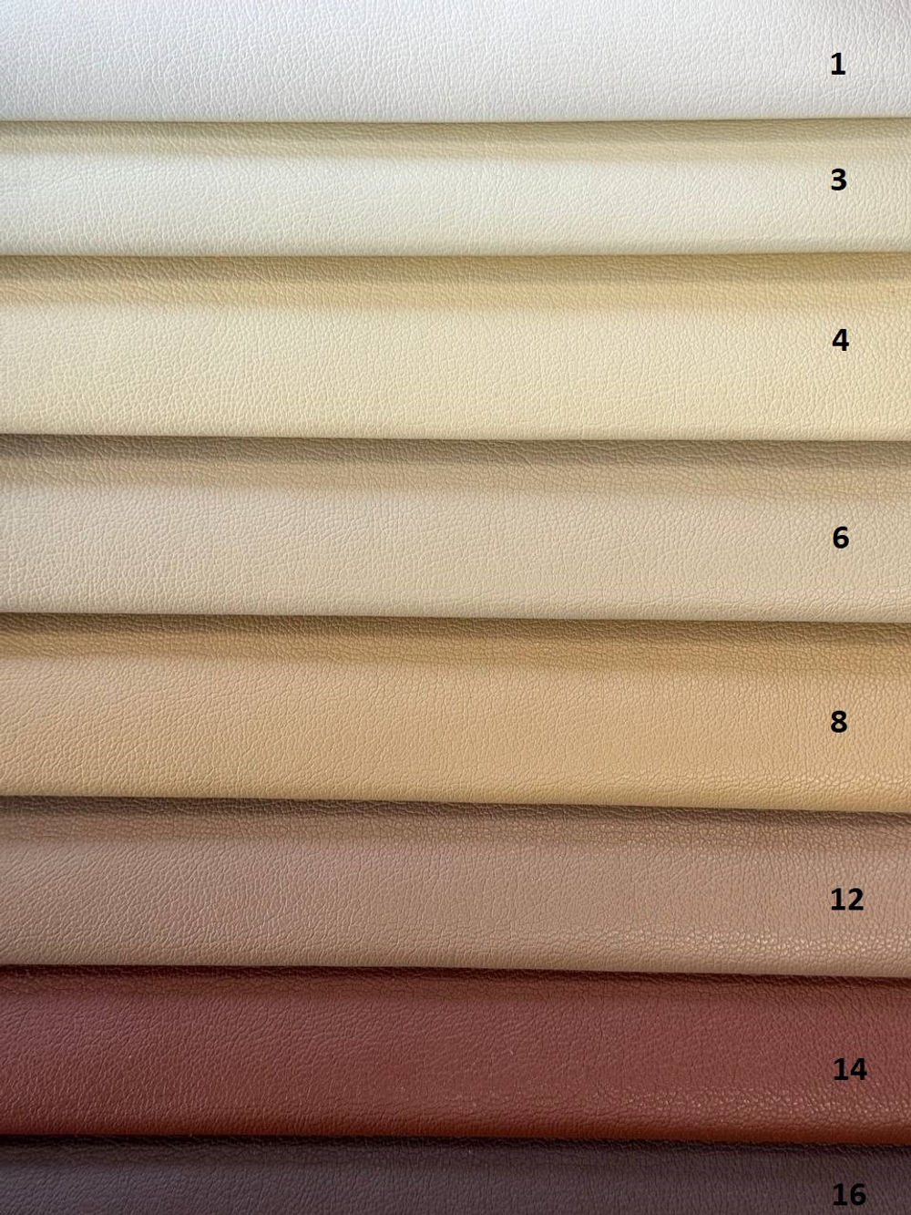 Палитра экокожи SB