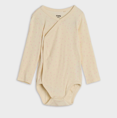 Боді з довгим рукавом "Полуничка", бавовна, мустанг ТМ "Sin Say" (86 см)