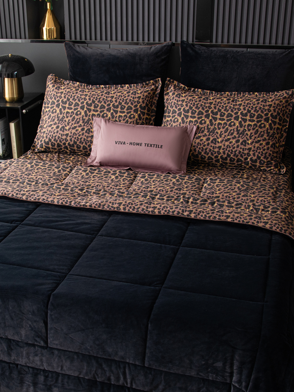 Комплект постельного белья Сатин Velouria Luxe с Одеялом VL004