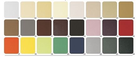 Палитра экокожи VR