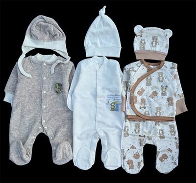Гарний набір одягу для новонародженого малюка, якісний одяг для немовлят, весна, зима, зріст 56 см, бавовна