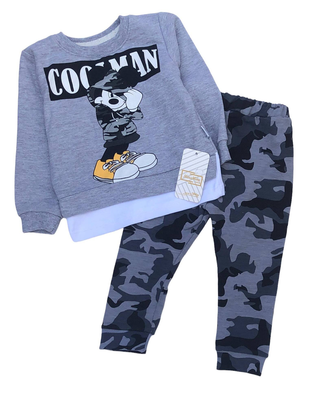 Костюм 2в1: світшот, штани "Cool man", двунитка ТМ "MinaMino"